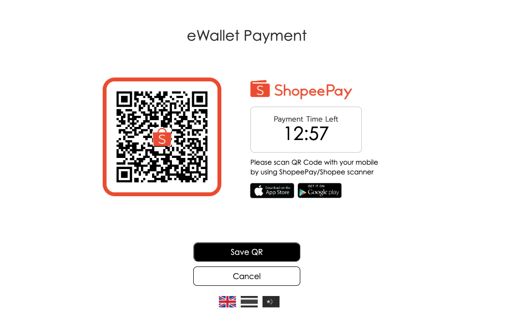 ShopeePay Thailand scan code